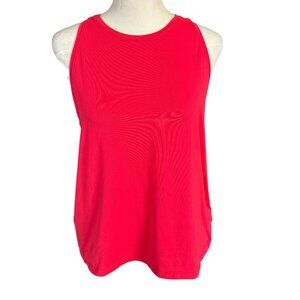 The North Face women's red sleeveless pullover racerback tank top activewear
